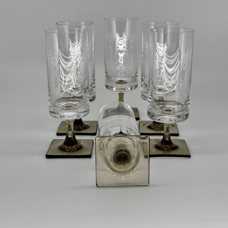 Champagne glasses 6 pcs Art Deco. 30s.