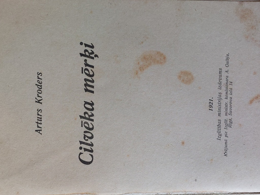 1. Артурс Краудер ЧЕЛОВЕЧЕСКИЕ ЦЕЛИ 1921 г. 2. Орирон Светт Марлен, УП, 1928 г. 3. ОБУЧЕНИЕ и ОБРАЗОВАНИЕ. Сборник педагогико-методических статей 1930; 4. ОБРАЗОВАНИЕ И СОВРЕМЕННЫЕ ПРОБЛЕМЫ