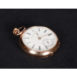 Golden pocket watch 