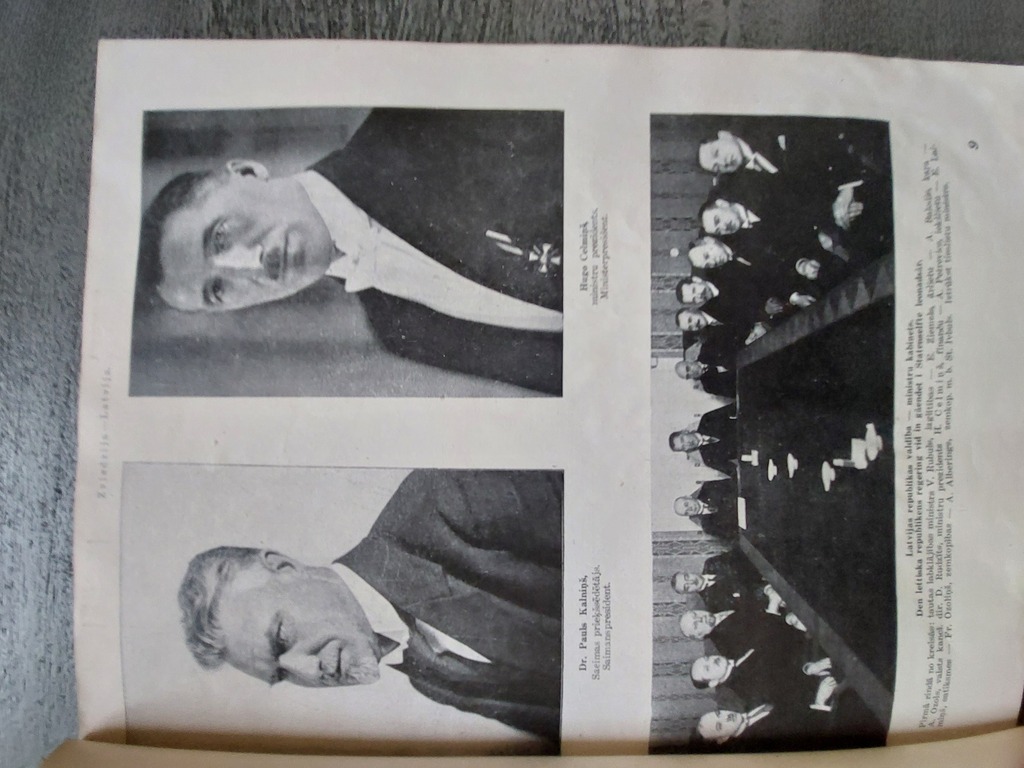 LATVIJA- ZVIEDRIJA  ILLUSTRĒTS RAKSTU KRĀJUMS  veltīts Zviedrijai un Latvijai,sakarā ar Valsts prezidenta G. Zemgala apciemojumu  Zviedrijai un karaļa Gustava V. apciemojumu Latvijai Rīga 1929 g. .