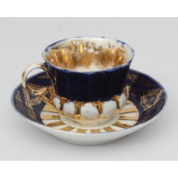 Kuznetsov porcelain cup with saucer