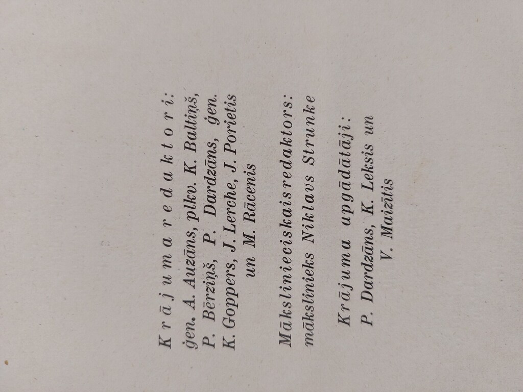 LATVIEŠU STRĒLNIEKI   Latviešu veco strēlnieku vēsturisko dokumentu un atmiņu krājums. I-VI sējumi. 1935 - 1939 g. 