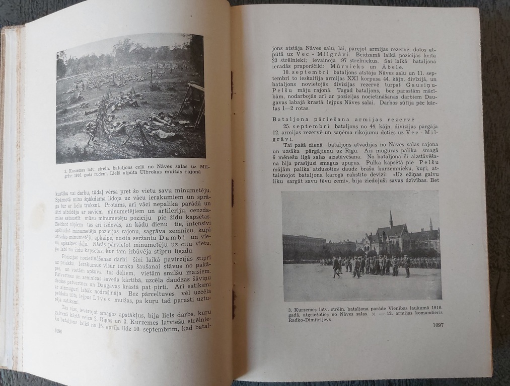 LATVIEŠU STRĒLNIEKI   Latviešu veco strēlnieku vēsturisko dokumentu un atmiņu krājums. I-VI sējumi. 1935 - 1939 g. 