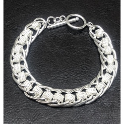 Silver bracelet. 925 proof.