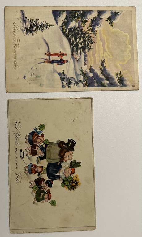 Two Christmas cards