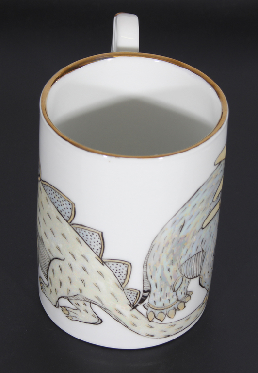 Porcelain cup with painting