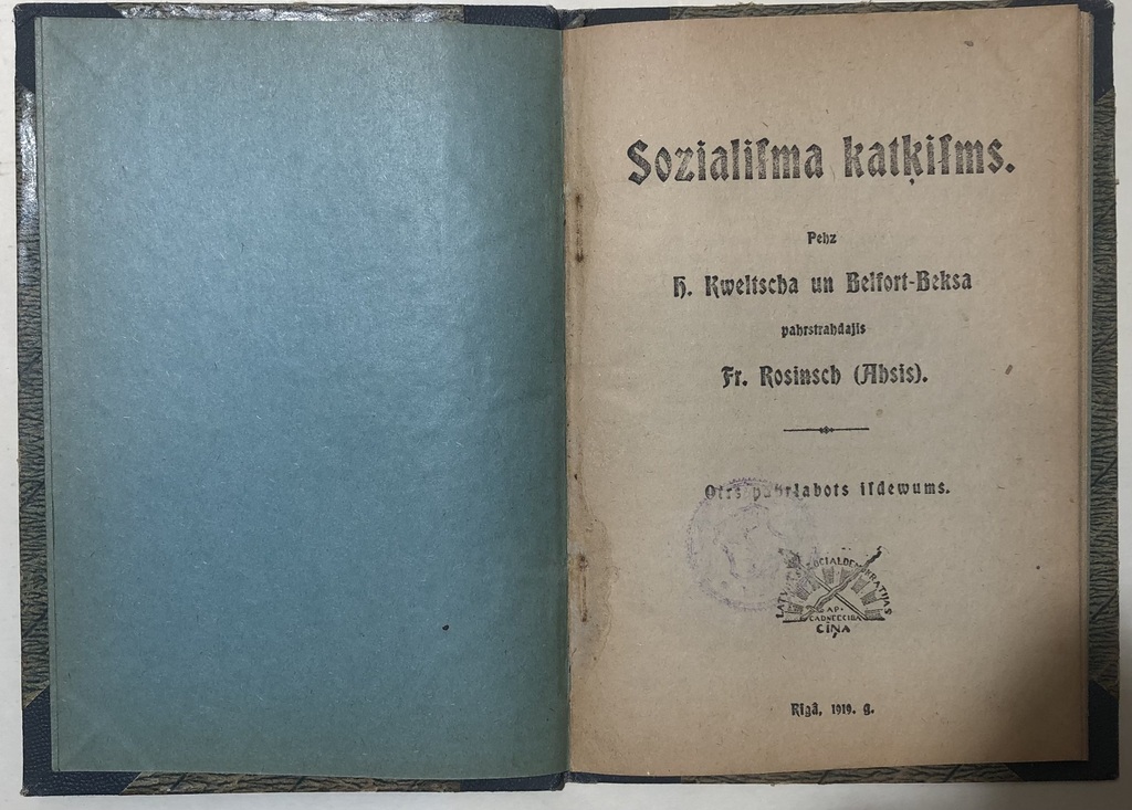 Catechism of Socialism