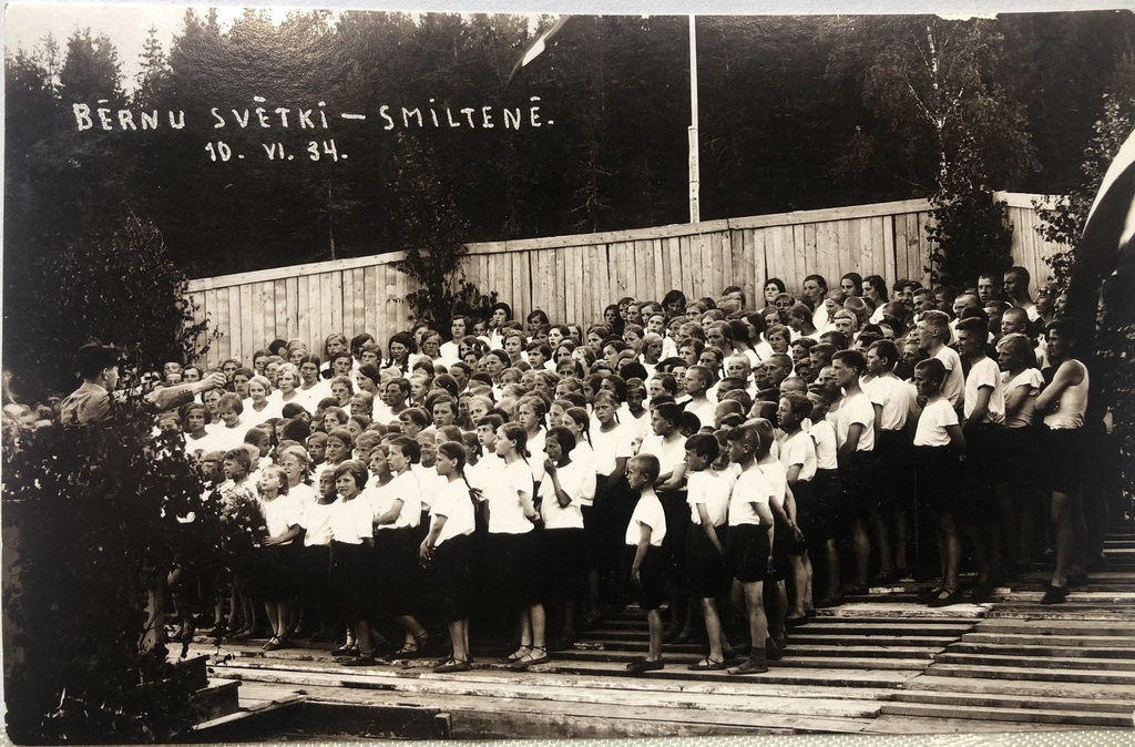 Детский праздник в Смилтене. 10.06.1934