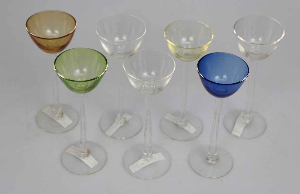 Glass liqueur glasses 6 pcs.