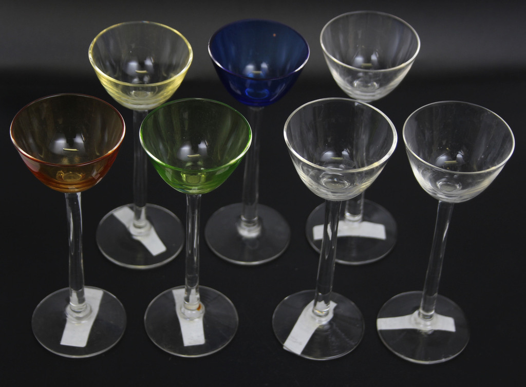 Glass liqueur glasses 6 pcs.