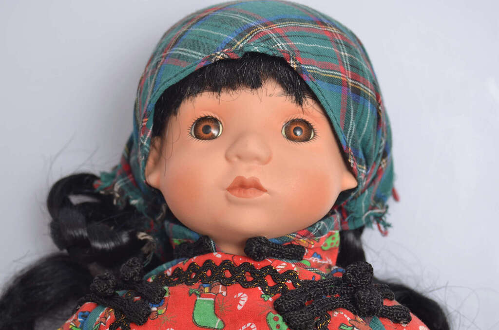 Vintage porcelain doll