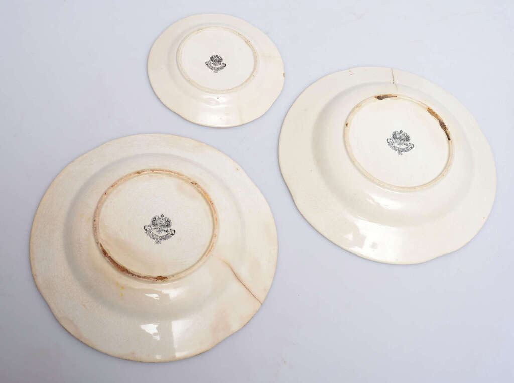 Кузнецовские тарелки с ирисками 3 шт.