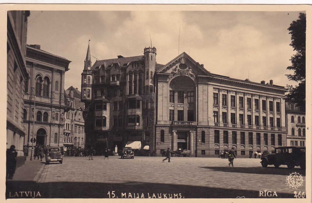 Riga. 15. maija square.