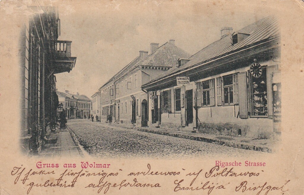 Valmiera. Rīgas street.