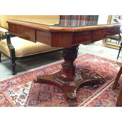 Mahogany Biedermeier style table