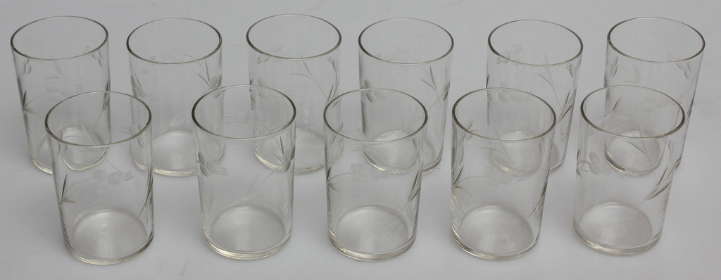 Ilguciems factory glasses for an alcoholic drink 11 pcs. 