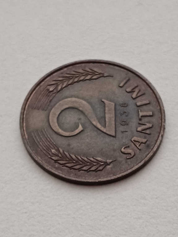 2 centime 1938