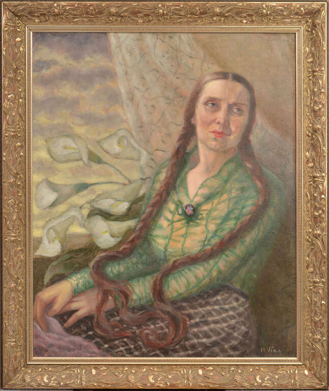 Портрет женщины с камеей