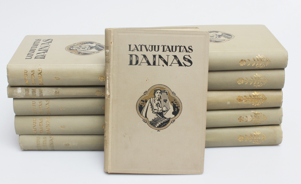 Latvian folk songs (volumes 2-12)