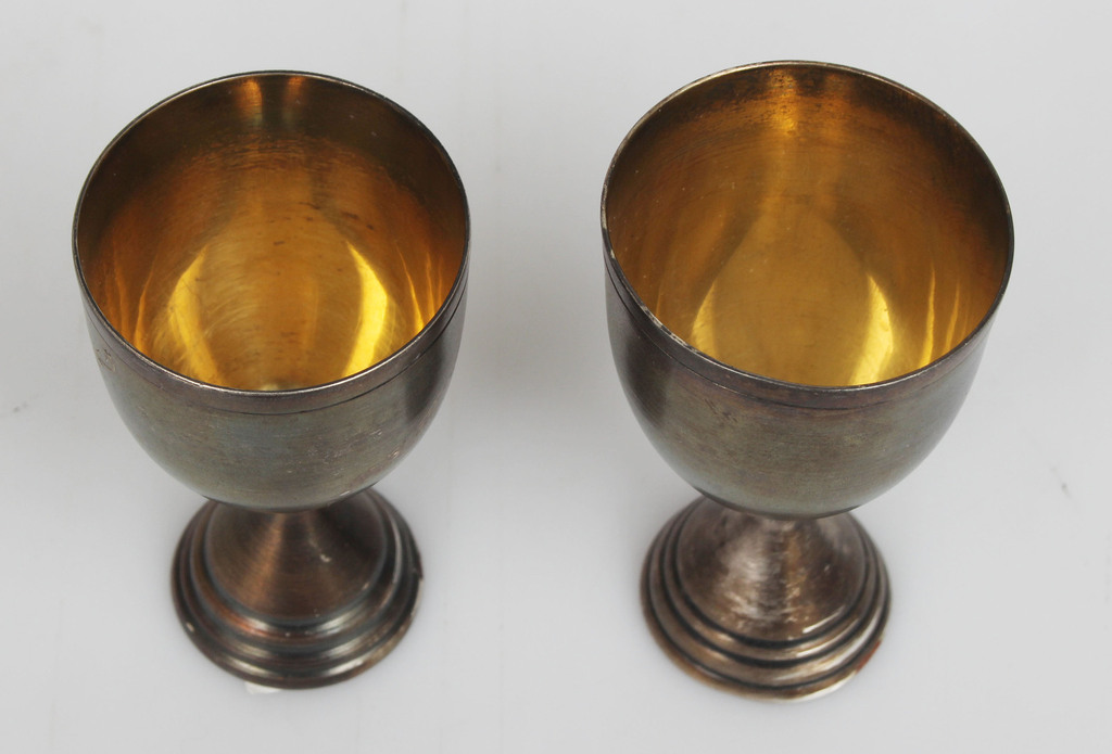Silver cups (2 pcs.)