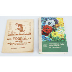 2 grāmatas par ārstniecības augiem
