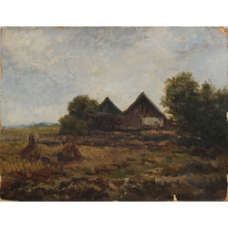 Landscape with houses