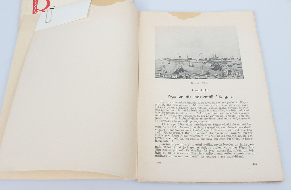 J.Straubergs. History of Riga (I-VI)