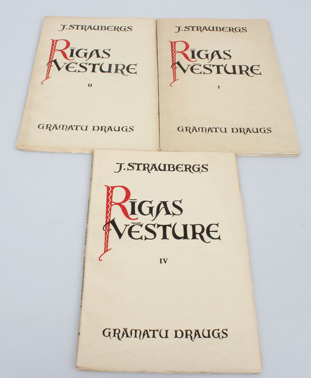 J.Straubergs, Rīgas Vēsture(I-VI)