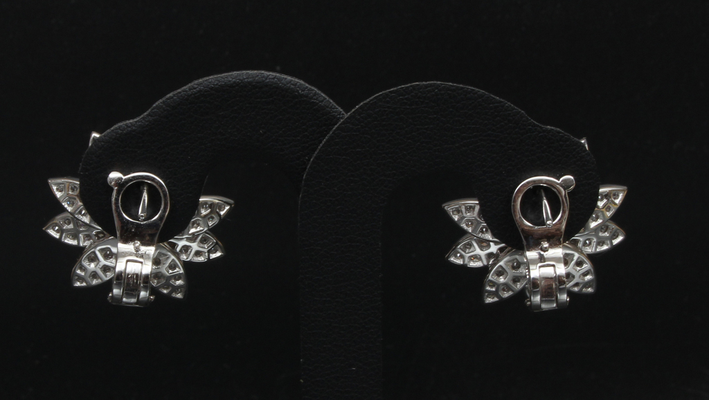 White gold earrings with diamonds VCA (VAN CLEEF & ARPELS)