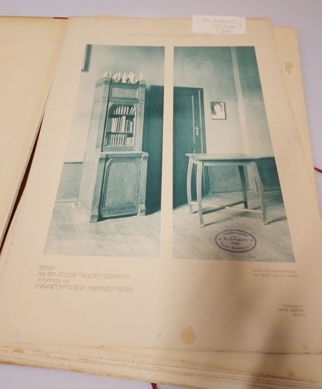 Catalogs of furniture sketches in German 6 pcs.