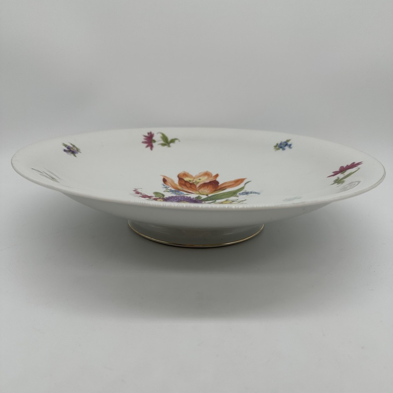 Large fruit plate. Rosenthal. Late 20th century. Hand painted