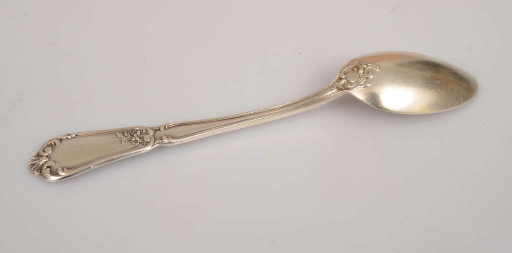 A silver spoon 