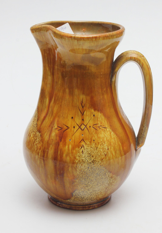 Latgale ceramic juice pitcher
