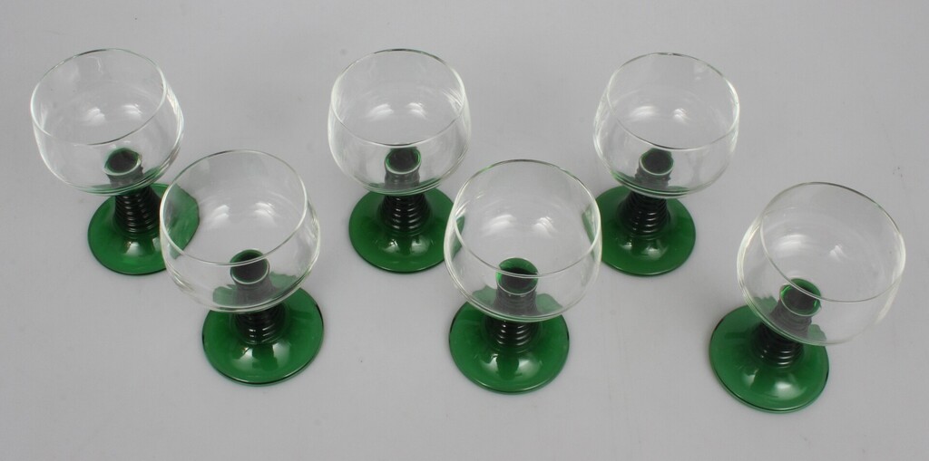 Glass glasses (6 pieces)  ''Romer''