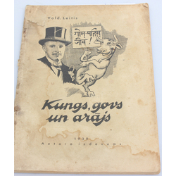 The book ''Kungs, govs un arājs'', Vold. Leitis