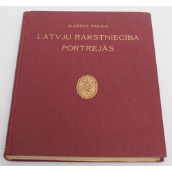 The book ''Latvju rakstniecība portrejās''  Alberts Prande