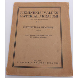 The book ''Pieminekļu valdes materiālu krājumi''