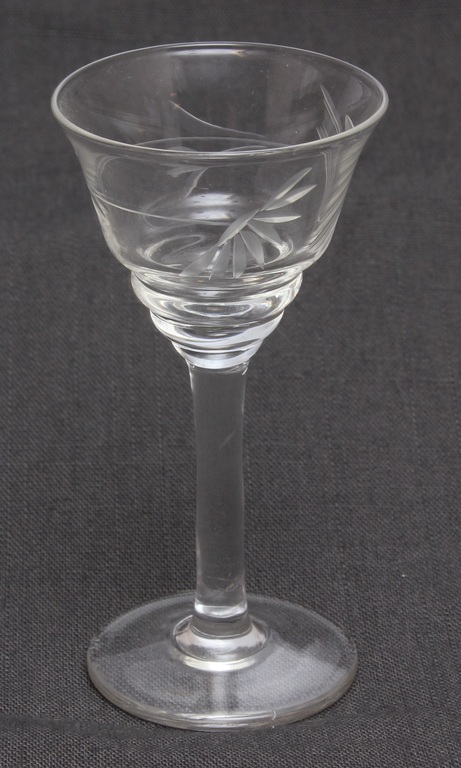 4 pieces. Liquor glasses. Ilguciems factory, before 1940, Latvia