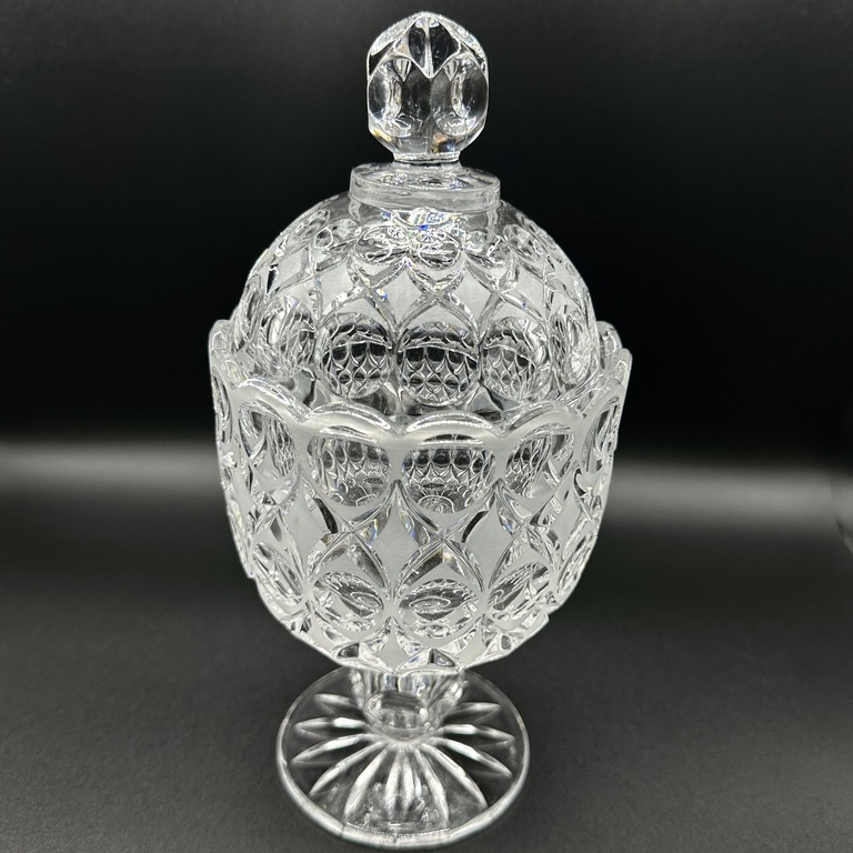 Crystal Princess house candy dish from Nachtmann 1980.