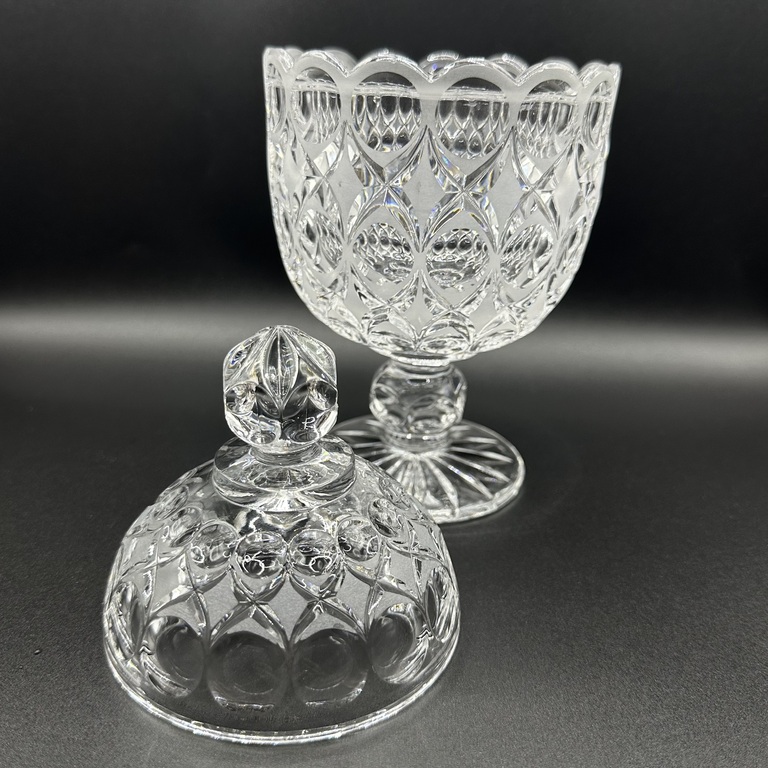 Crystal Princess house candy dish from Nachtmann 1980.