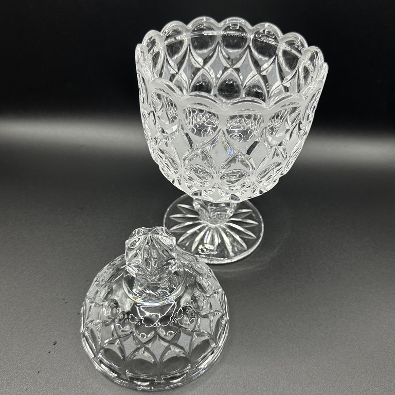 Crystal Princess house candy dish from Nachtmann 1980.