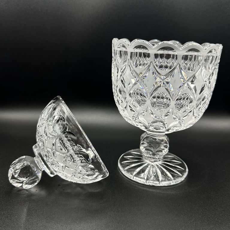 Crystal Princess house candy dish from Nachtmann 1980.