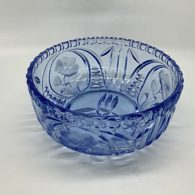 Large Candy Bowl, Гусь -Мальцовский, 1920, Vitriol press - glass.