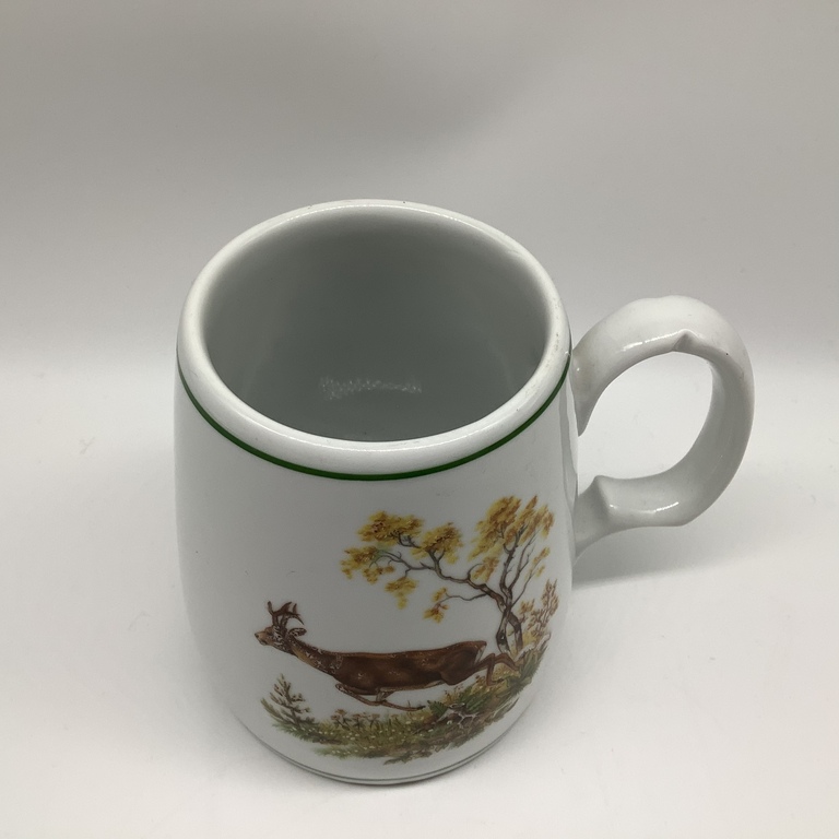 Bavarian hunting beer mug. 1950. 500 mln.