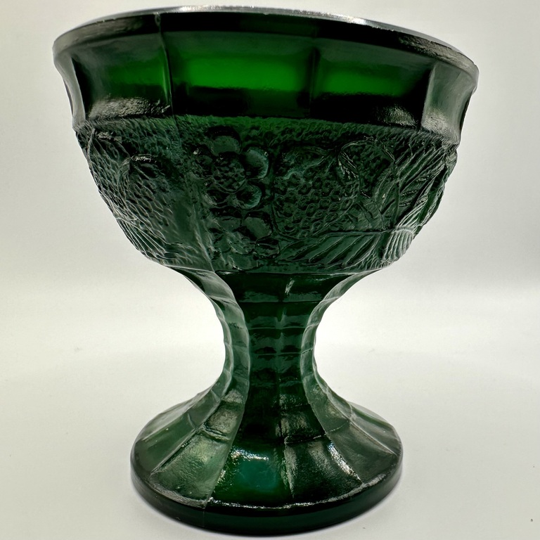 Czech Art Deco glass 1930 malachite jade glass bowl 