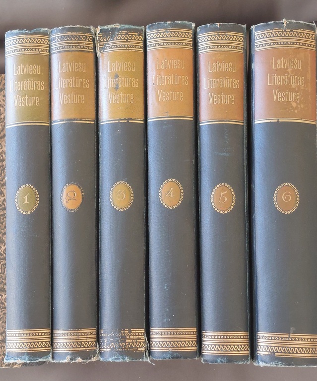 LATVIEŠU LITERATŪRAS VĒSTURE 1935-36 g. 1-6 sejumi. 