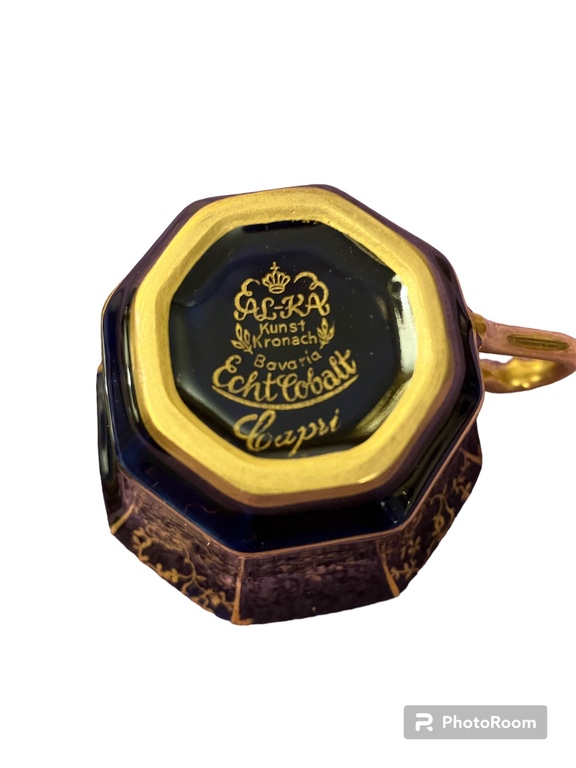 AL-KA kunst kronach BAVARIA echtcobalt cup 