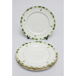 Art Nouveau porcelain dinner plates 4 pcs. 