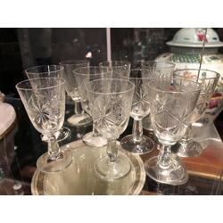 Set of liqueur glasses