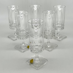 Rosenthal бокалы для крепленого вина хрустальные. Арт—Деко 60е года